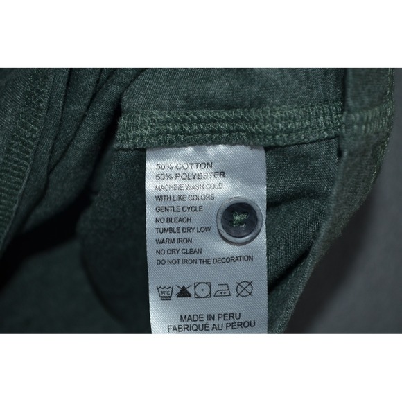 UNTUCKit Heathered Green Long Sleeve Henley Shirt Mens Large - Picture 5 of 9